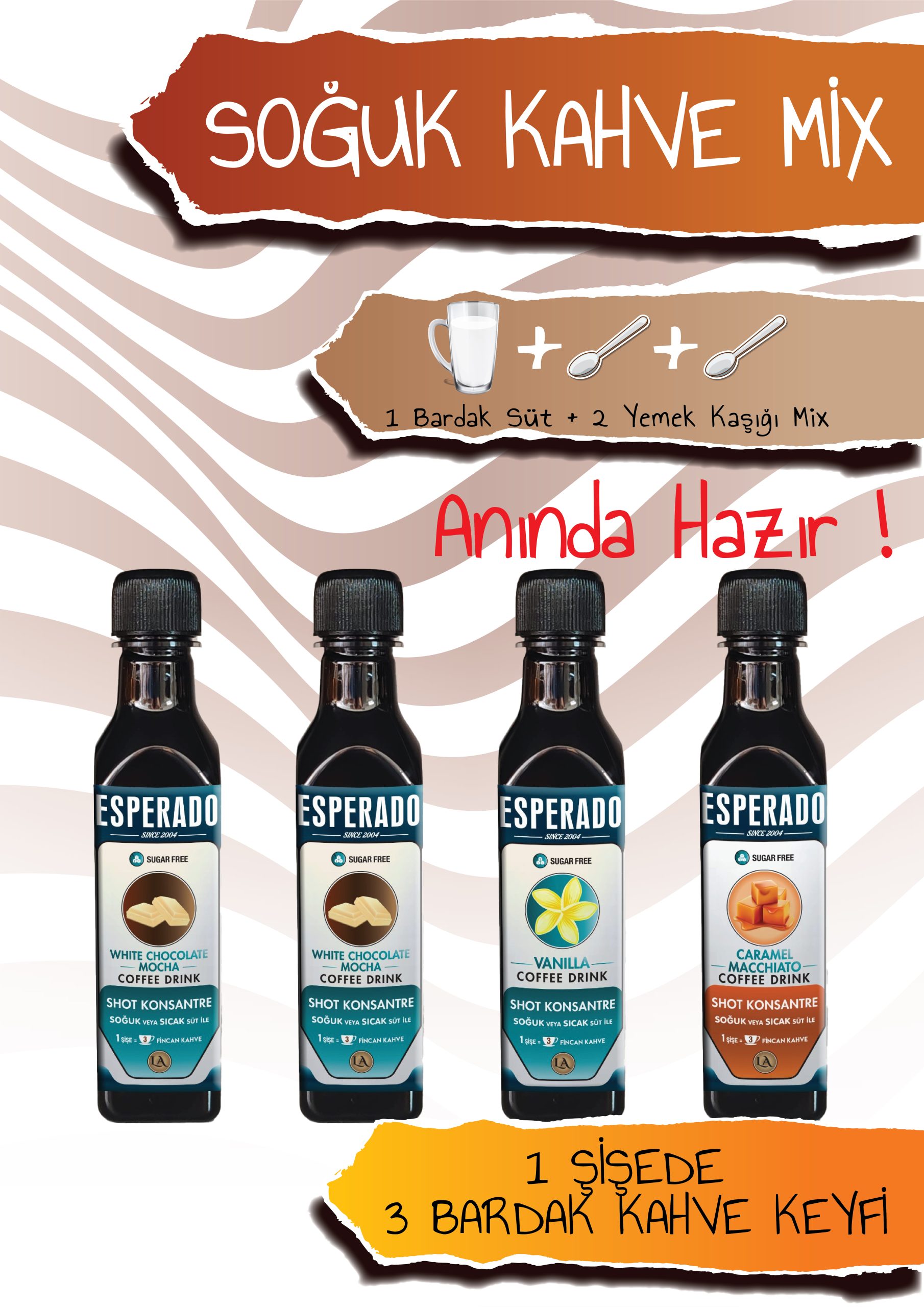 ESPERADO KAHVE MİX 60ML 4 LÜ SET