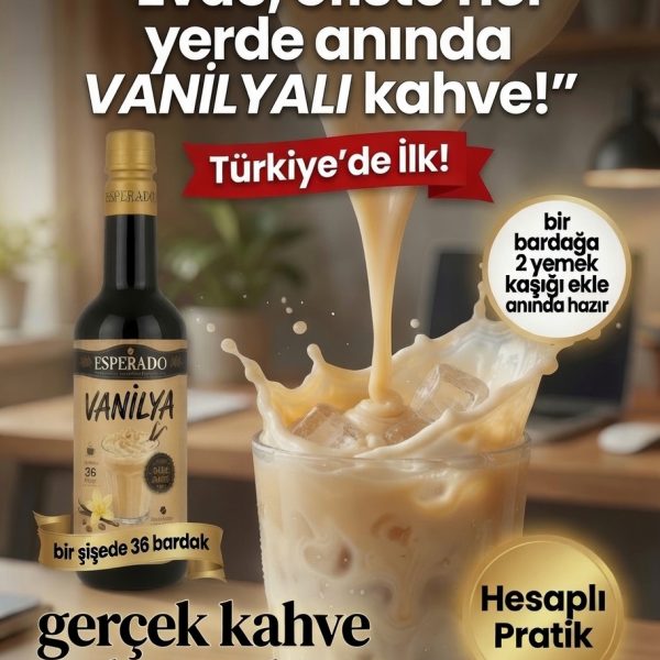 VANİLYALI  ÇABUK KAHVE 750 ML