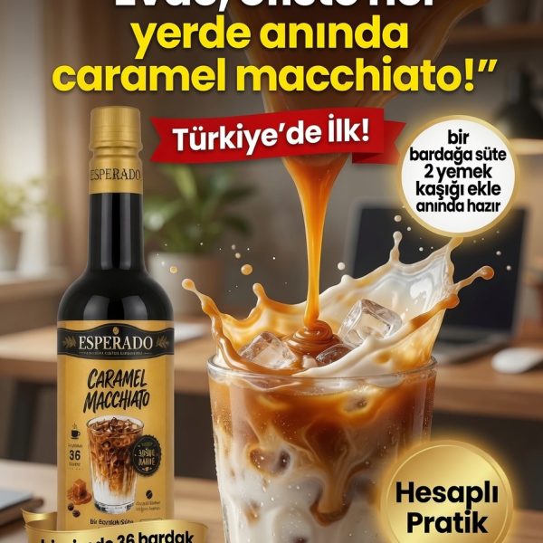 CARAMEL MACCHİATO ÇABUK KAHVE 750 ML