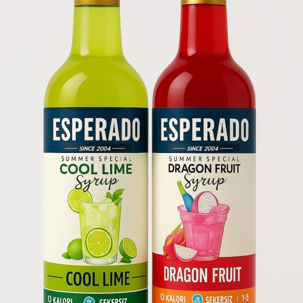 ESPERADO Cool Lime - Dragon Fruit  Şurup 1+5     - 2 Adet X 750 ml